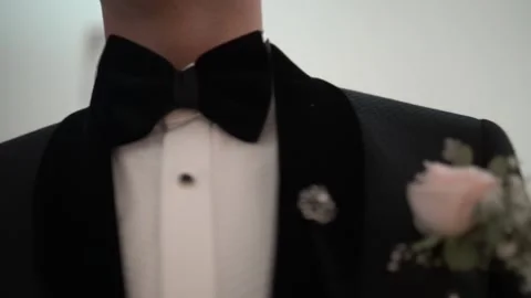 Groom Preparing To Wedding Day 3 Stock Footage 141445780