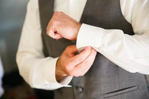 Groom Preperation Stock Photos