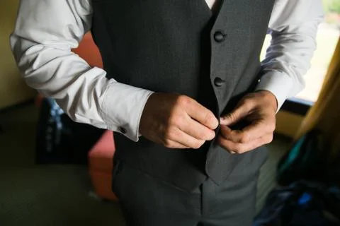 Groom Preperation Stock Photos