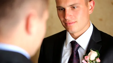 Groom Is Ready For The Wedding Stock Footage 52697474