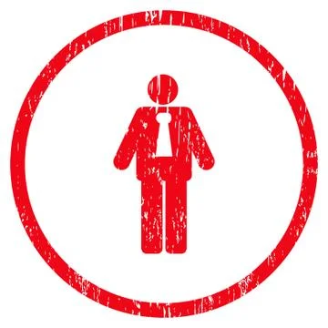 Groom Rounded Grainy Texture Icon 스톡 일러스트