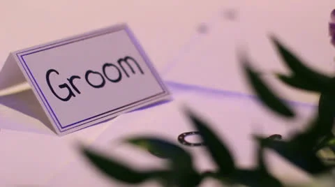 Groom Table Setting Vidéo 23878398