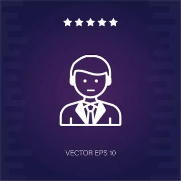 Groom vector icon Stock Illustration