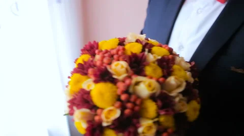 Groom waiting for his bride Stock Footage 63625074