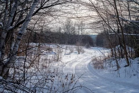 Groomed Trail Stock Photos