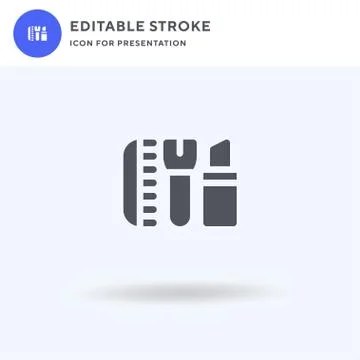 Grooming icon vector, filled flat sign, solid pictogram isolated on white, logo Stock Illustration