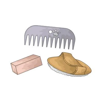 Grooming tool illustration Stock Illustration