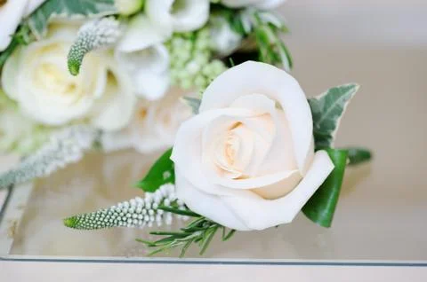 Grooms buttonhole Stock Photos
