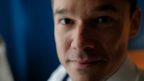 Groom's Face Close Up. Stock-Footage 111782929