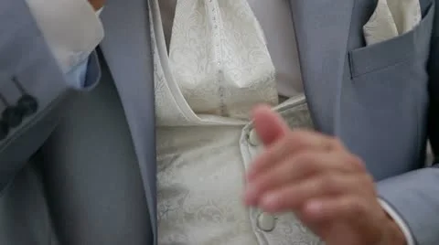 Groom's suit Stock Footage 11528433