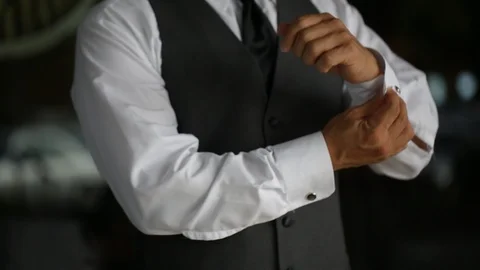 Groom's suit Stock Footage 104780382