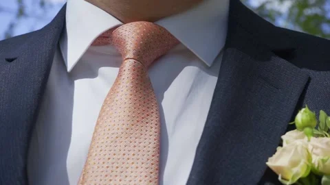The groom`s suit Stock Footage 163567218