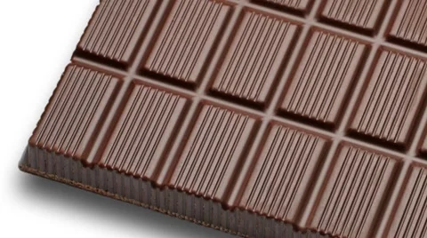 Grooved chocolate bar Stockbeeldmateriaal 8841315