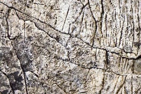 Grooved limestone dirty Stock Photos