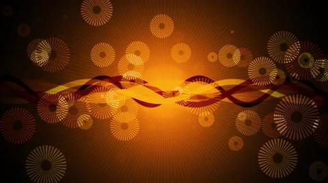 Groovy Particle Waves Background Stock Footage 52550956