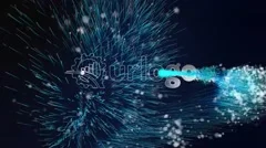 Groovy Particles Energy Logo Stock After Effects