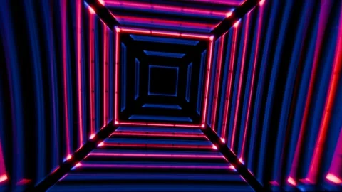 Groovy patterns and lights create an endless kaleidoscope experience Stock Footage 296218180
