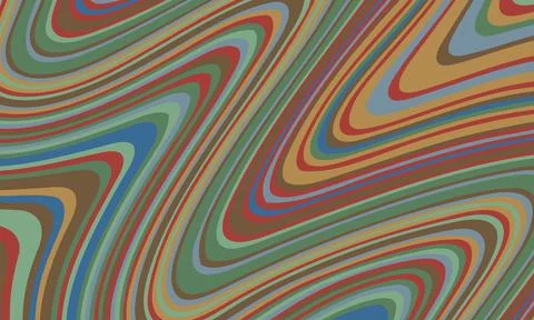 Groovy psychedelic background. Vector illustration. Stock Illustration
