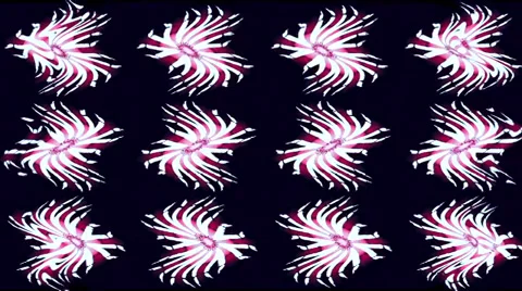 Groovy stars vj loop Stock Footage 32402605