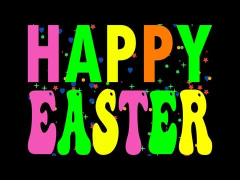 Groovy Style Easter Day T-shirt Design Stock Illustration