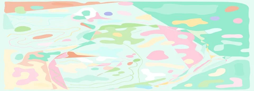Groovy trippy background with liquid waves and vintage distortion Stockillustratie