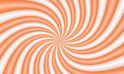 Groovy, Wavey, Wavy ,orange candy background Ilustração Stock
