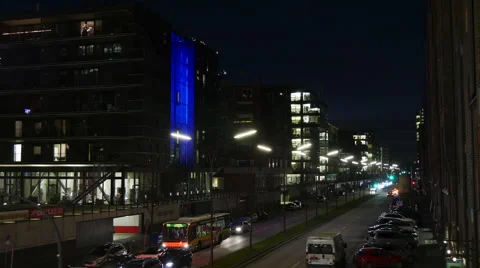 Großer Grasbrook, Timelapse 스톡 동영상 58033769