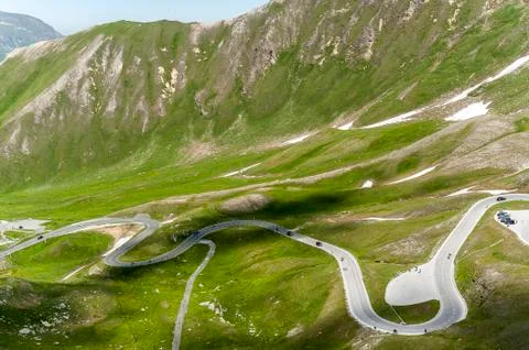 Grossglocker alpine road Stock Photos