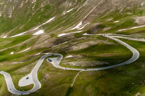 Grossglocker alpine road Stock Photos