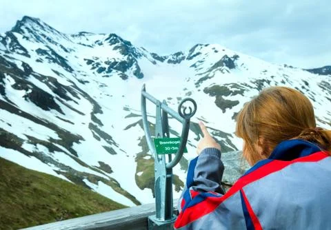 Grossglockner mountain top Foto stock
