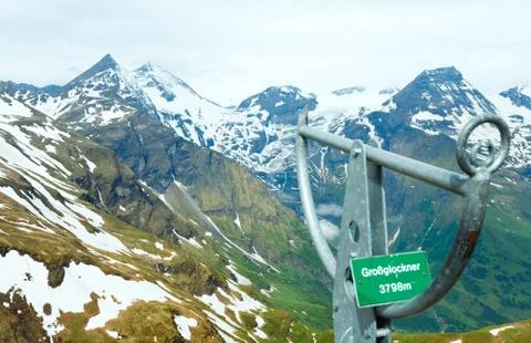 Grossglockner mountain top Foto stock