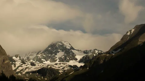Grossglockner at night Video stock 39860984