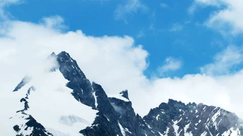 Grossglockner north face time lapse Stockbeeldmateriaal 39783752