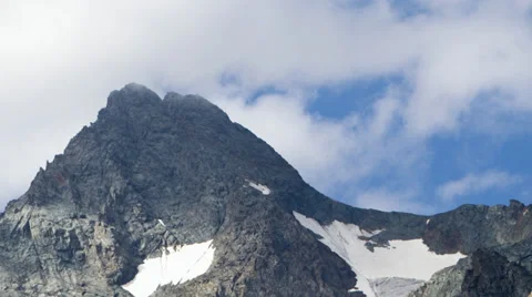 Grossglockner peak time lapse Stockbeeldmateriaal 29476270