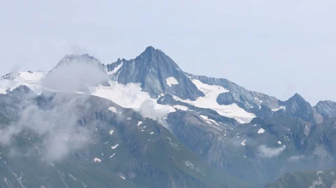 Grossglockner peak time lapse Stock Footage 29774273