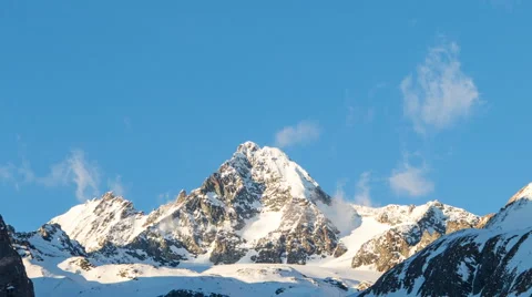 Grossglockner peak time lapse Stock Footage 65032311