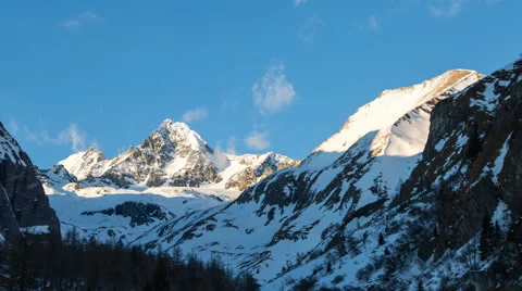Grossglockner peak time lapse Stock Footage 65032701
