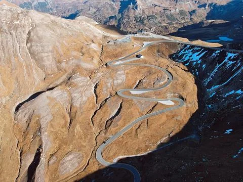 Grossglockner road Stock Photos