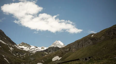 Grossglockner south face time lapse Stockbeeldmateriaal 39861561