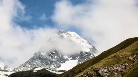 Grossglockner south face time lapse Stock Footage 64973931