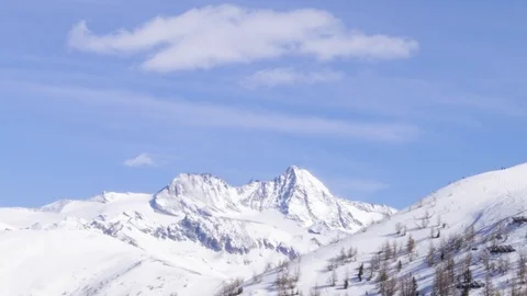 Grossglockner in time lapse Stock Footage 125960567