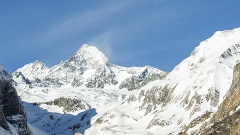 Grossglockner valley time lapse Stock Footage 88641599