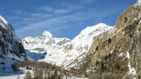 Grossglockner valley time lapse Stock Footage 89630951