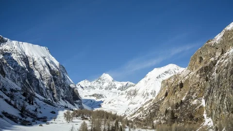 Grossglockner valley time lapse Stock Footage 89878818