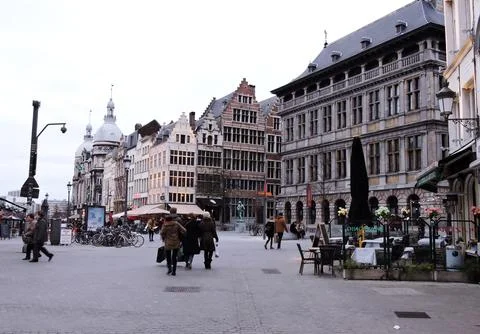 The Grote Markt, Antwerp Stock Photos