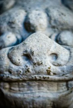 Grotesque statue Stock Photos
