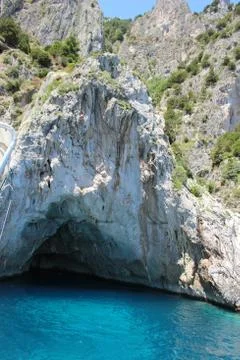 Grotto in Capri Stock Photos