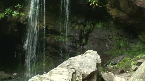 Grotto Falls 5 Stock Footage 721973