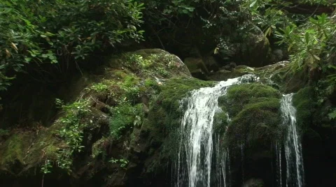 Grotto Falls 8 Stock Footage 722031