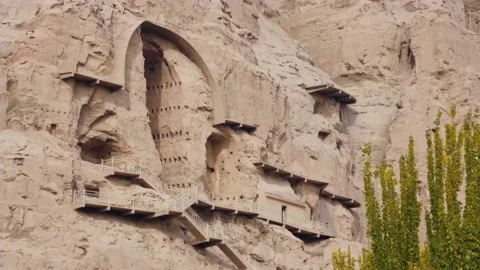 Grottoes on the Mountain Stock Footage 235106475